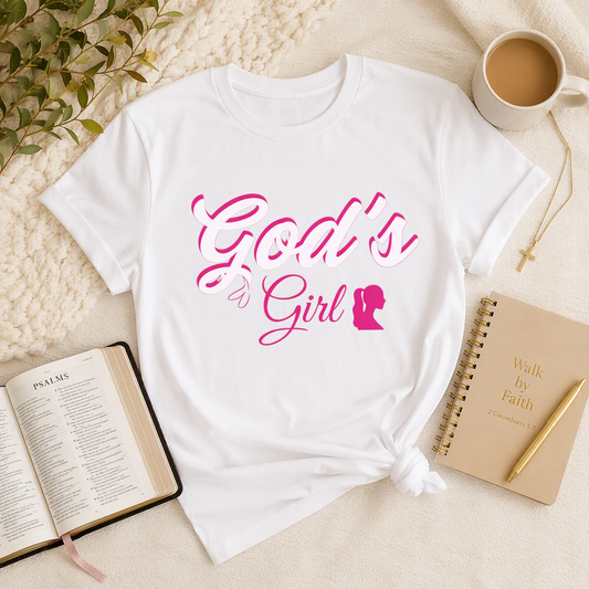 God’s Girl Tee – White